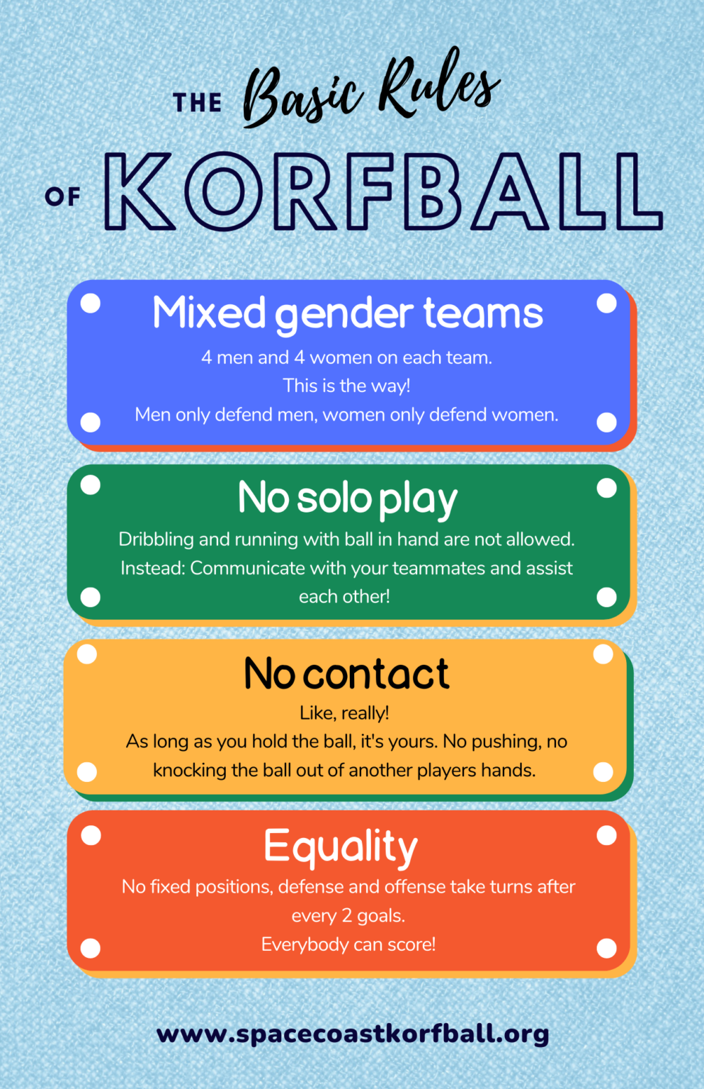 About Korfball Space Coast Korfball